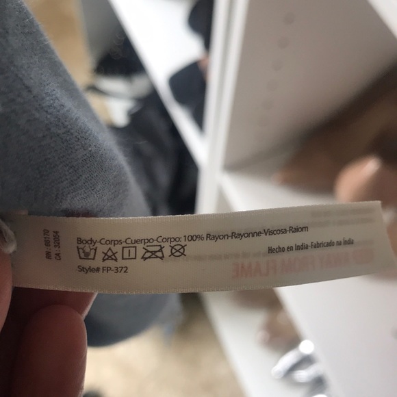 Free People blue button sleeve tunic size XS - Picture 7 of 7